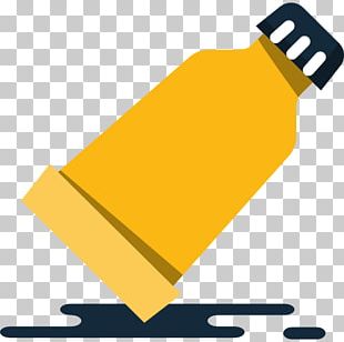Yellow Bottle Icon PNG