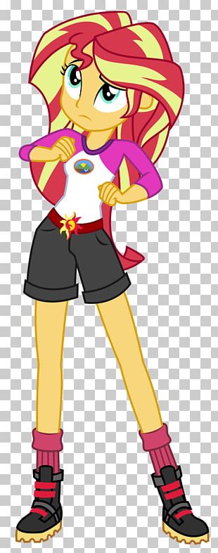 Sunset Shimmer Twilight Sparkle Rainbow Dash Escape By Moonlight Art PNG