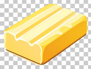 Butter - Illustration Of A Smooth Stick Of Butter PNG