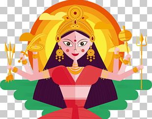 Vaishno Devi Navaratri Durga Bhavani Happiness PNG, Clipart, Basant ...