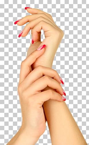 Nail Art Manicure Hand Model PNG