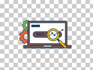 Search Engine - SEO Analysis Displayed On Laptop Screen PNG