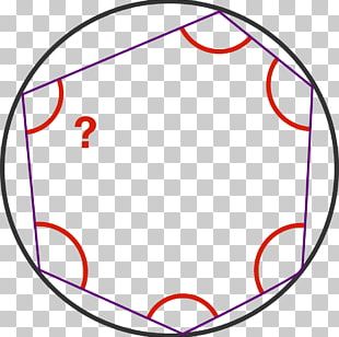 Circle Internal Angle Point Inscribed Figure PNG