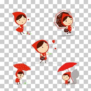 Little Red Riding Hood PNG