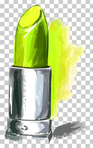 Lipstick - Vibrant Green Lipstick PNG