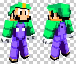 Minecraft Luigi Super Mario World Super Smash Bros. PNG