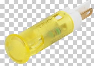 Yellow Light-emitting Diode FASTON Terminal Lamp Light Fixture PNG