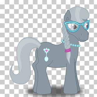 Glasses Horse Character PNG