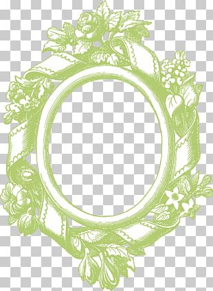 Frames Floral Design Paper PNG