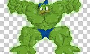 Donald Duck Hulk Superhero Animal PNG