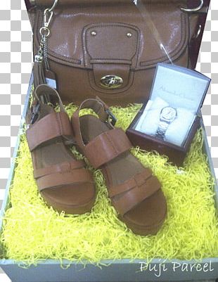 Shoe Bag Suede Leather Wallet PNG