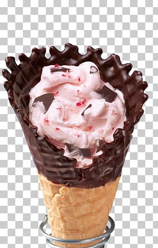 Sundae Ice Cream Cones Candy Cane PNG