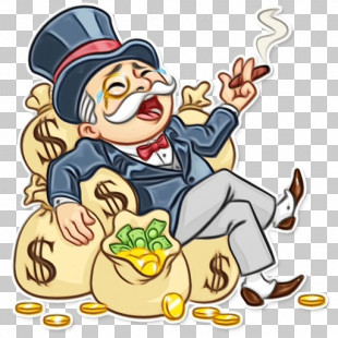 Monopoly Rich Uncle Pennybags Top Hat Board Game Brik PNG, Clipart