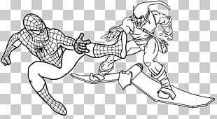 Spider-Man Venom Iron Man Drawing Coloring Book PNG