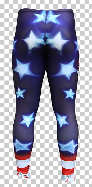 Cobalt Blue Leggings PNG