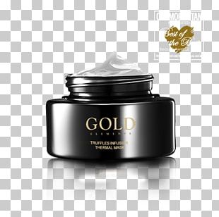 Truffle Mask Skin Care Gold PNG