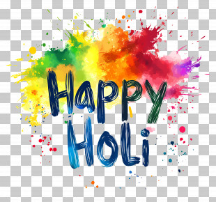 Happy Holi - Colorful Festival Celebration Illustration PNG, Clipart ...