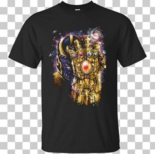 The Infinity Gauntlet Youtube Thanos T Shirt Glove Png - 