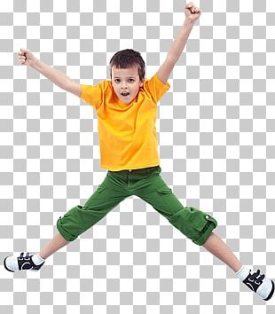 kid jumping clipart