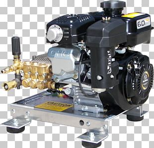 Gas Engine Pressure Washers Skid Mount Machine PNG