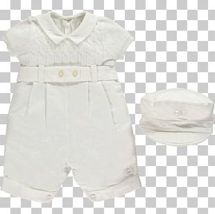 Dress Knitting Sleeve Romper Suit Baptism PNG