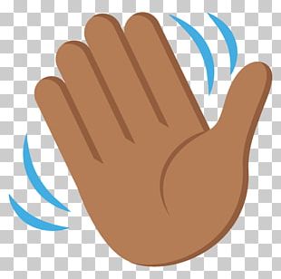 Hand Waving Wave Emoji Png Clipart Area Clip Art Emoji Emojipedia