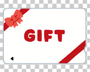 Icon - Gift Card With Red Ribbon PNG