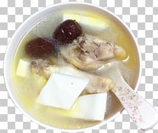 Silkie Chicken Soup Coconut Milk Hot Pot PNG