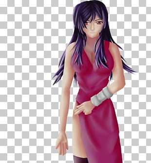 Tieria Erde Art Museum Black Hair PNG
