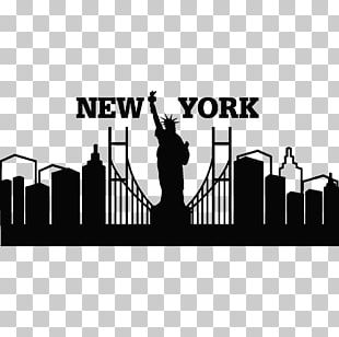 Cities: Skylines New York City Silhouette Wall Decal PNG, Clipart ...