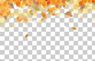 Golden Autumn Leaves Background Png Images Golden Autumn Leaves