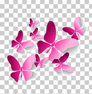 Butterfly Euclidean Pink PNG, Clipart, Animation, Blue Butterfly ...