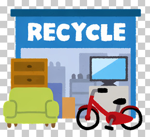 Icon - Recycle Store With Items PNG