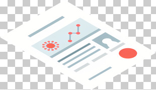 Cartoon - Document With Graph And Data PNG