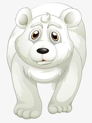 Cute Cartoon Polar Bear PNG Images, Cute Cartoon Polar Bear Clipart Free  Download