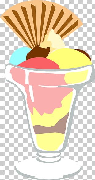 Ice Cream Cone Sundae Cupcake PNG