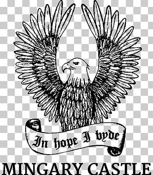 Black And White Logo Eagle PNG, Clipart, Animals, Artwork, Bird, Black ...