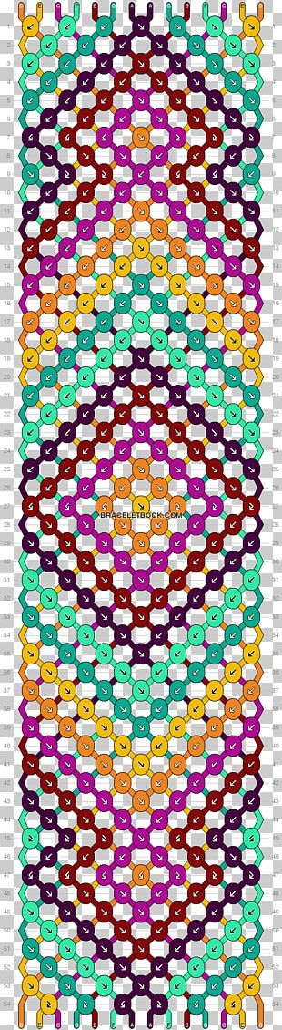 Friendship Bracelet Embroidery Thread Pattern Png Clipart Area Art Backwards Bracelet 0420