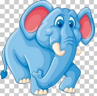 Blue Elephant . PNG, Clipart, Blue, Canidae, Carnivoran, Cartoon, Dog ...