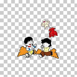 Kite Child Cartoon PNG