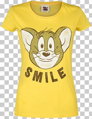 T-shirt Sleeve White Clothing Yellow PNG