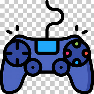 Game Controller - Blue Gaming Controller For Fun Video Games PNG