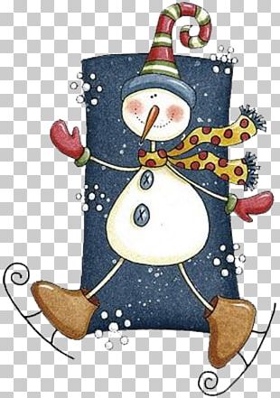 dancing christmas tree and snowman clipart