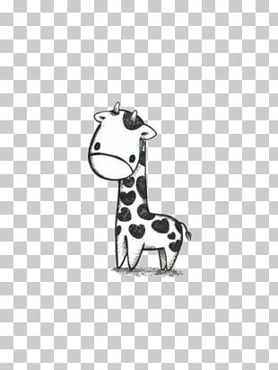 Cute Happy Baby Giraffe with Black and White Line Art Drawing Mammals  Vector Character Illustration Outline Cartoon Mascot Logo in Isolated  White Stock Vector Image  Art  Alamy