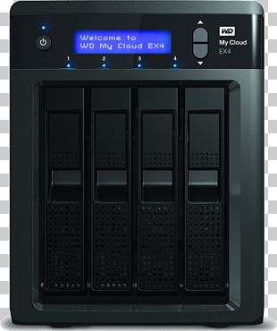 Network Storage Systems WD My Cloud EX4 Hard Drives Terabyte PNG