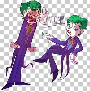 Joker Cartoon Purple Legendary Creature PNG, Clipart, Cartoon ...