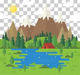 Flat Design Tent Apartment PNG