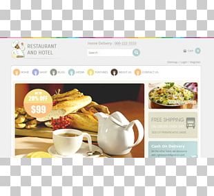 Cafe Responsive Web Design Template Restaurant Joomla PNG