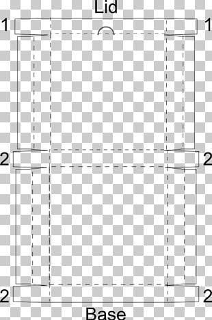 Pizza Box Paper Template PNG