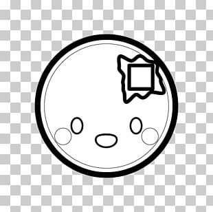 Smiley Line Art Circle Text Messaging Font PNG